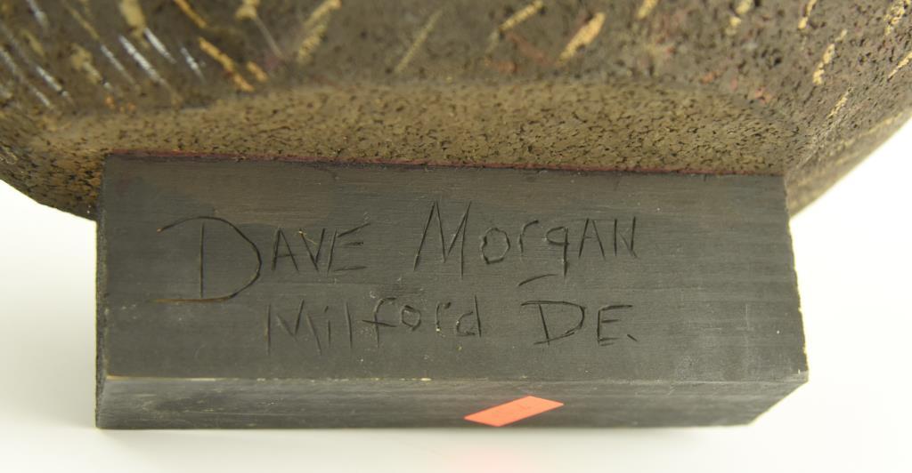 Lot # 4569 - Dave Morgan, Milford, DE Carved cork body black duck