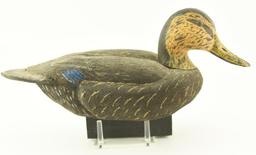 Lot # 4569 - Dave Morgan, Milford, DE Carved cork body black duck