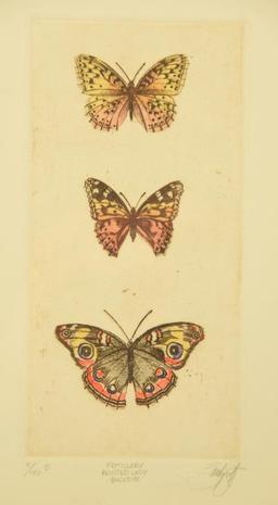 Lot # 4198 - (2) Etchings of wildlife by Sandy Scott to include artist’s proof “Hen & Rooster”