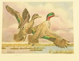 Lot # 4235 - (3) Limited edition waterfowl stamp prints to include First of State 1985 Kentucky