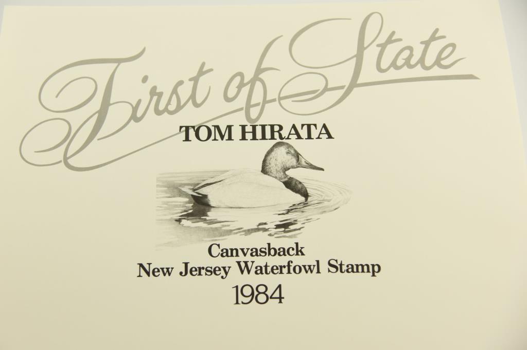 Lot # 4235 - (3) Limited edition waterfowl stamp prints to include First of State 1985 Kentucky
