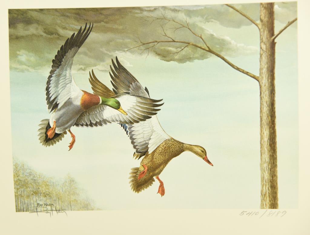 Lot # 4235 - (3) Limited edition waterfowl stamp prints to include First of State 1985 Kentucky