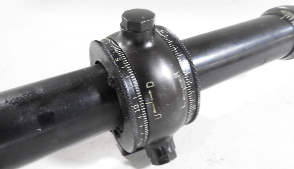 Lot #2161 - Bausch and Lomb Balvar 6-24 rifle scope with mounts and rings
