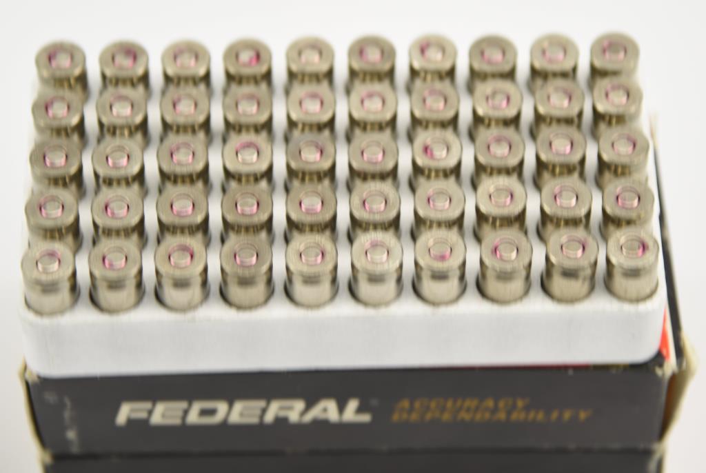 Lot #2285 - (2) boxes of Federal .45 automatic match 230 grain (approx 100 rounds total)	