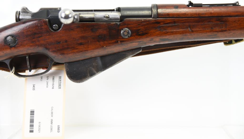 Berthier 1907/15/16 Bolt Action Rifle 8mm Lebel MODERN/C&R