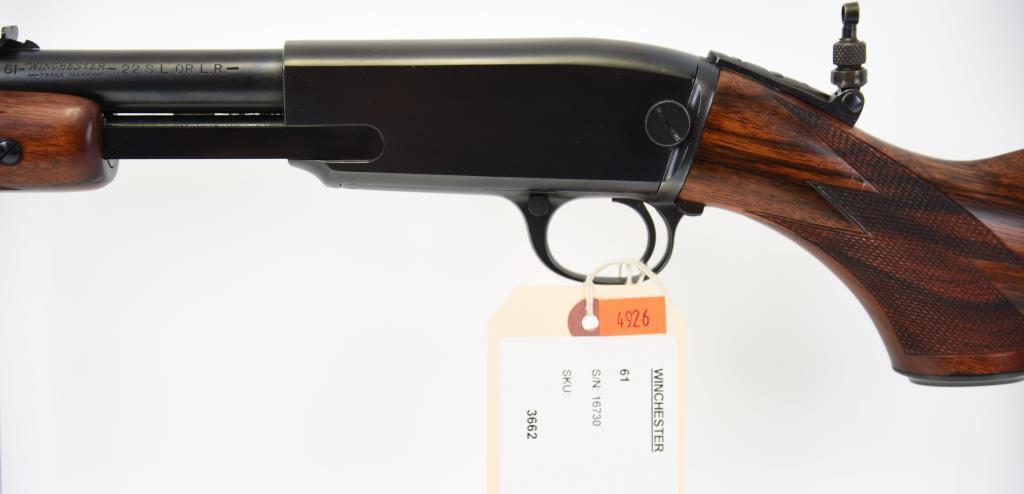 WINCHESTER 61 Pump Action Rifle .22 Cal MODERN