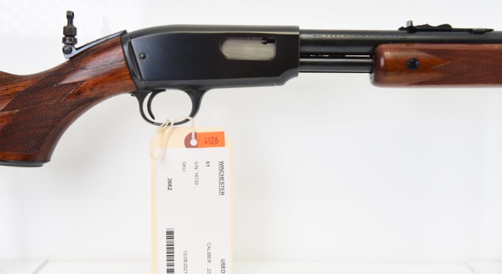WINCHESTER 61 Pump Action Rifle .22 Cal MODERN