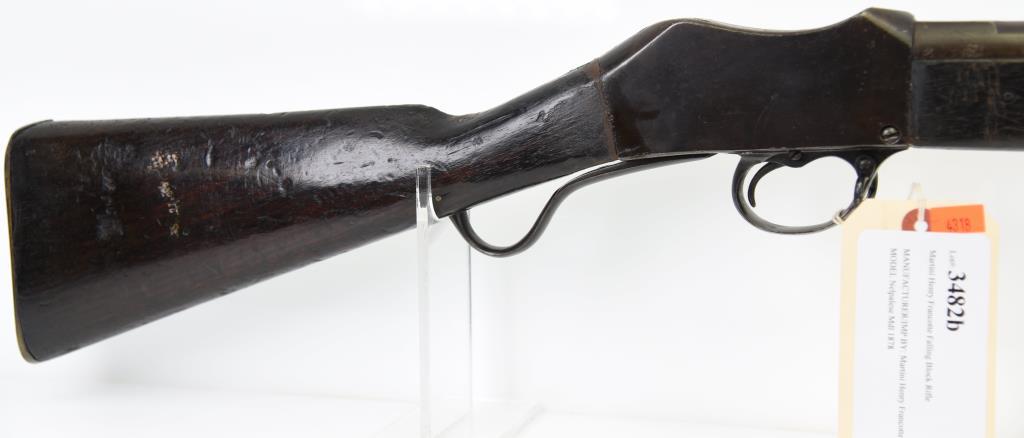 Martini Henry Francotte Nelpalese Mdl 1878 Falling Block Rifle .577-450 ANTIQUE