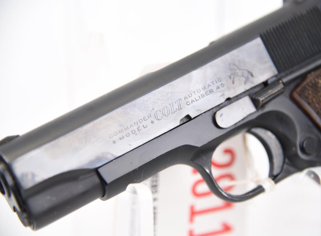 Colts's  P.T.F.A. Mfg. Co Lightweight Commander Semi Auto Pistol CLW004482 .45 ACP 4.25" REGULATED/C
