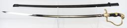 Lot #2687a - German WWII Army lion-head saber with Wehrmacht-style eagle and Swastika