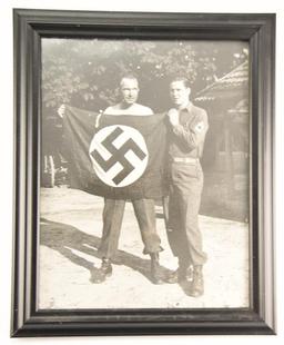 Lot #2349 - (6) German Reproduction flags to include: Imperial Flag, Nazi Luftwaffe Commander