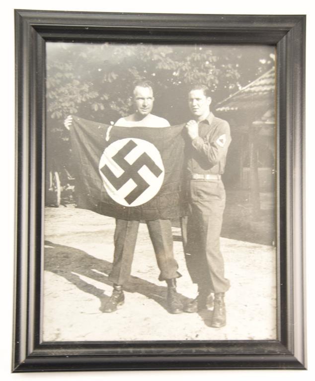 Lot #2349 - (6) German Reproduction flags to include: Imperial Flag, Nazi Luftwaffe Commander