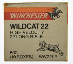 Lot #2560 - 500 Rds +/- of Winchester .22 LR High Velocity Wildcat #WW22LR Ammo