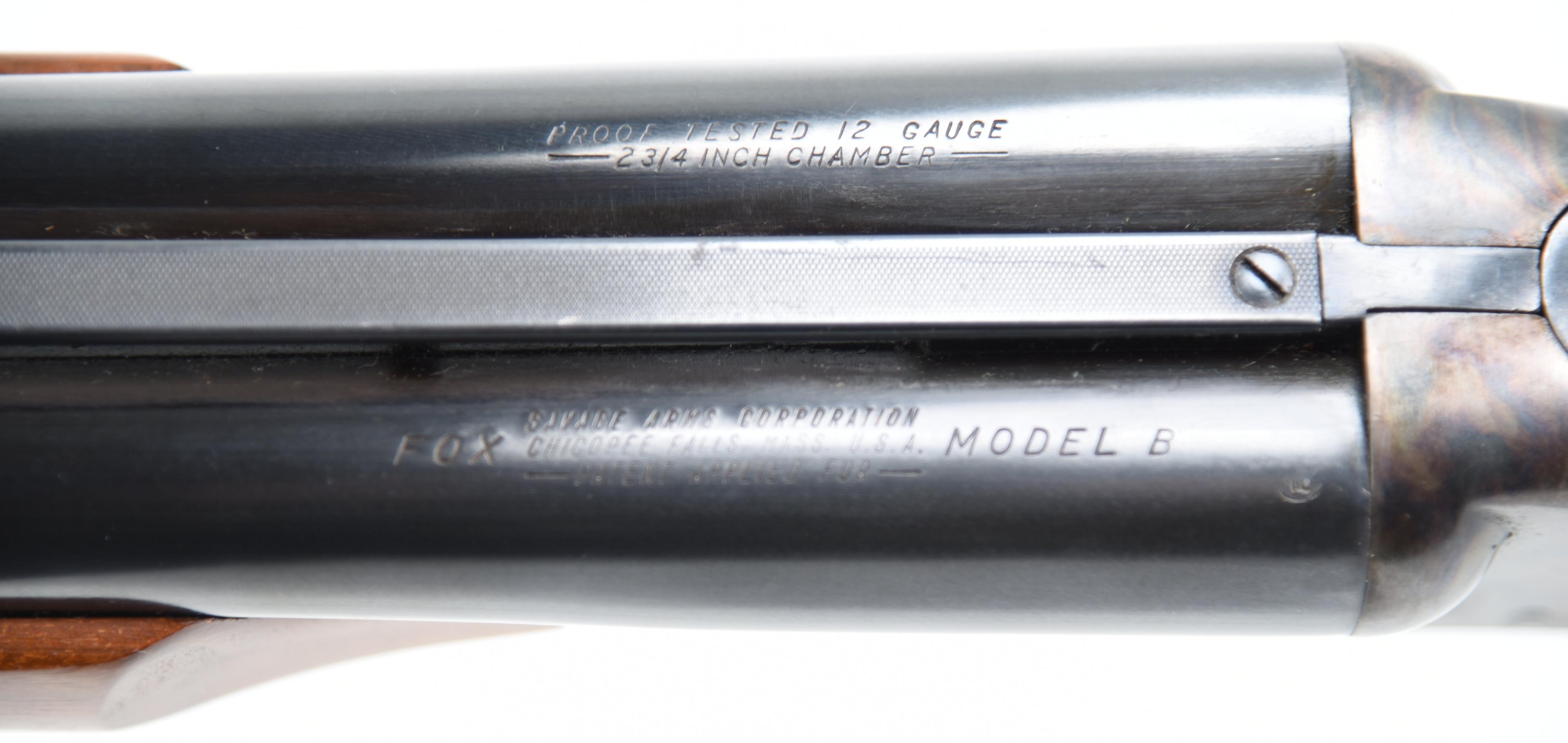 SAVAGE ARMS CORP FOX B ST SBS Double BBL Shotgun 12 GA