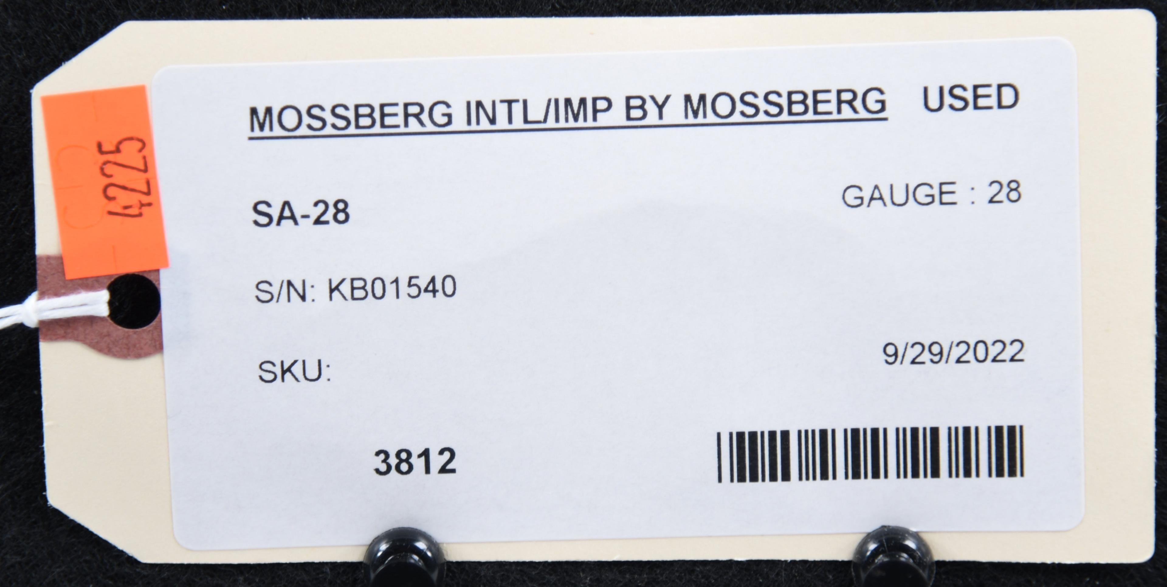 MOSSBERG INTL/IMP BY MOSSBERG SA-28 Semi Auto Shot