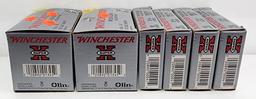 46 +/- Winchester 12 GA Rifled 1 Oz 2.75" lead  slugs. Four Boxes of 5 Each. One Box of 15