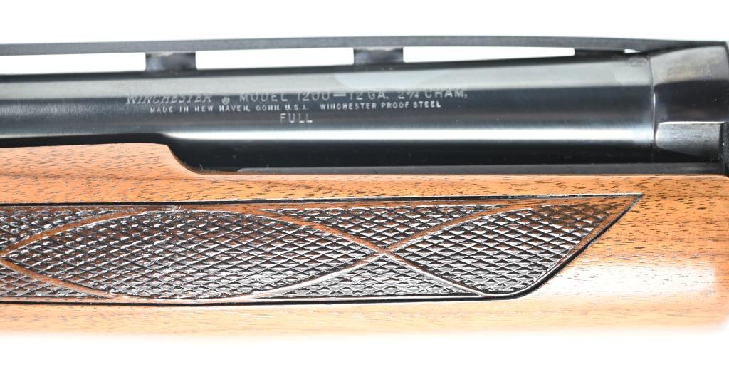 WINCHESTER 1200 Pump Action Shotgun MFG./IMP. BY: WINCHESTER MODEL: 1200 ACTION TYPE: Pump