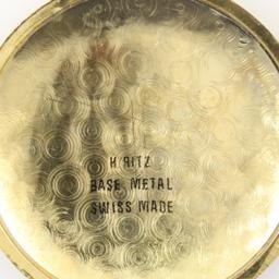 17-jewel Montreluxe covered pocket watch