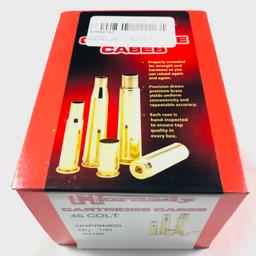 Lot of 3 new boxes of Hornady #8780 .45 Colt unprimed brass: 100 per box