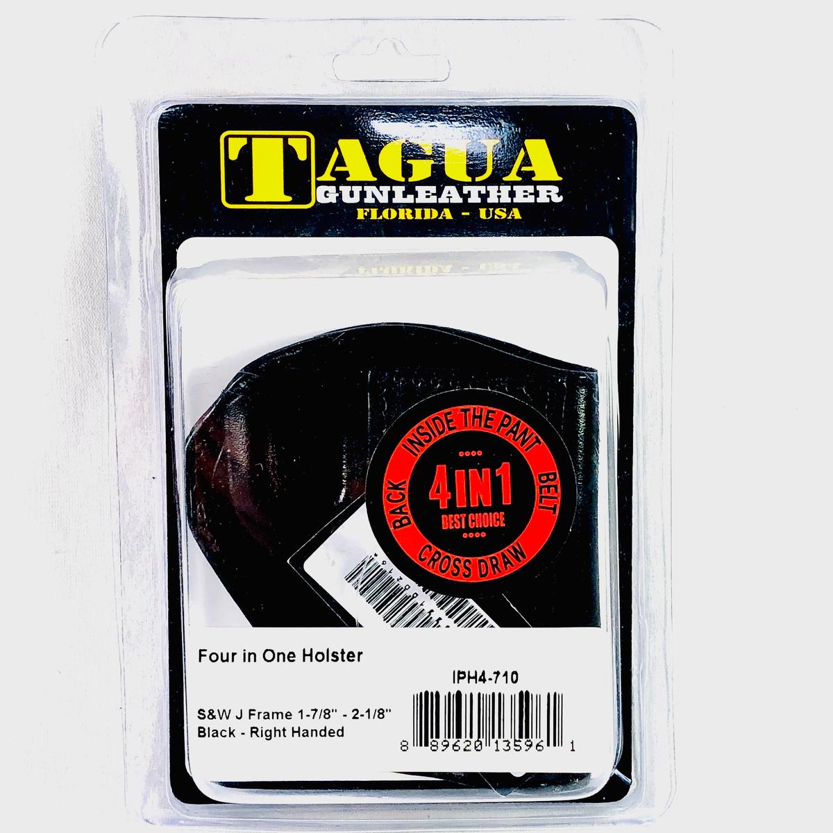 Lot of 3 new Tagua S&W J-frame revolver 4-in-1 holsters R/H 1 7/8" - 2 1/8" barrel