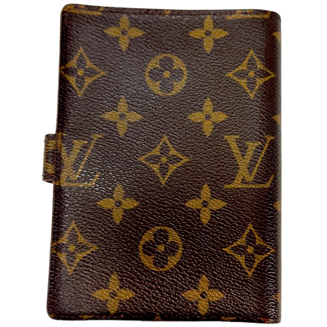 Authentic estate Louis Vuitton Monogram small ring agenda