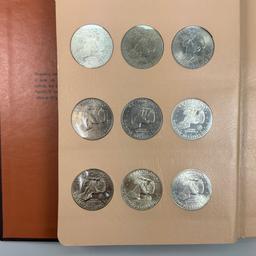 Complete 32-piece set of uncirculated & proof 1971-1978 U.S. Eisenhower dollars