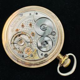 Circa 1904 21-jewel Waltham Vanguard model 1892 lever-set open-face pocket watch