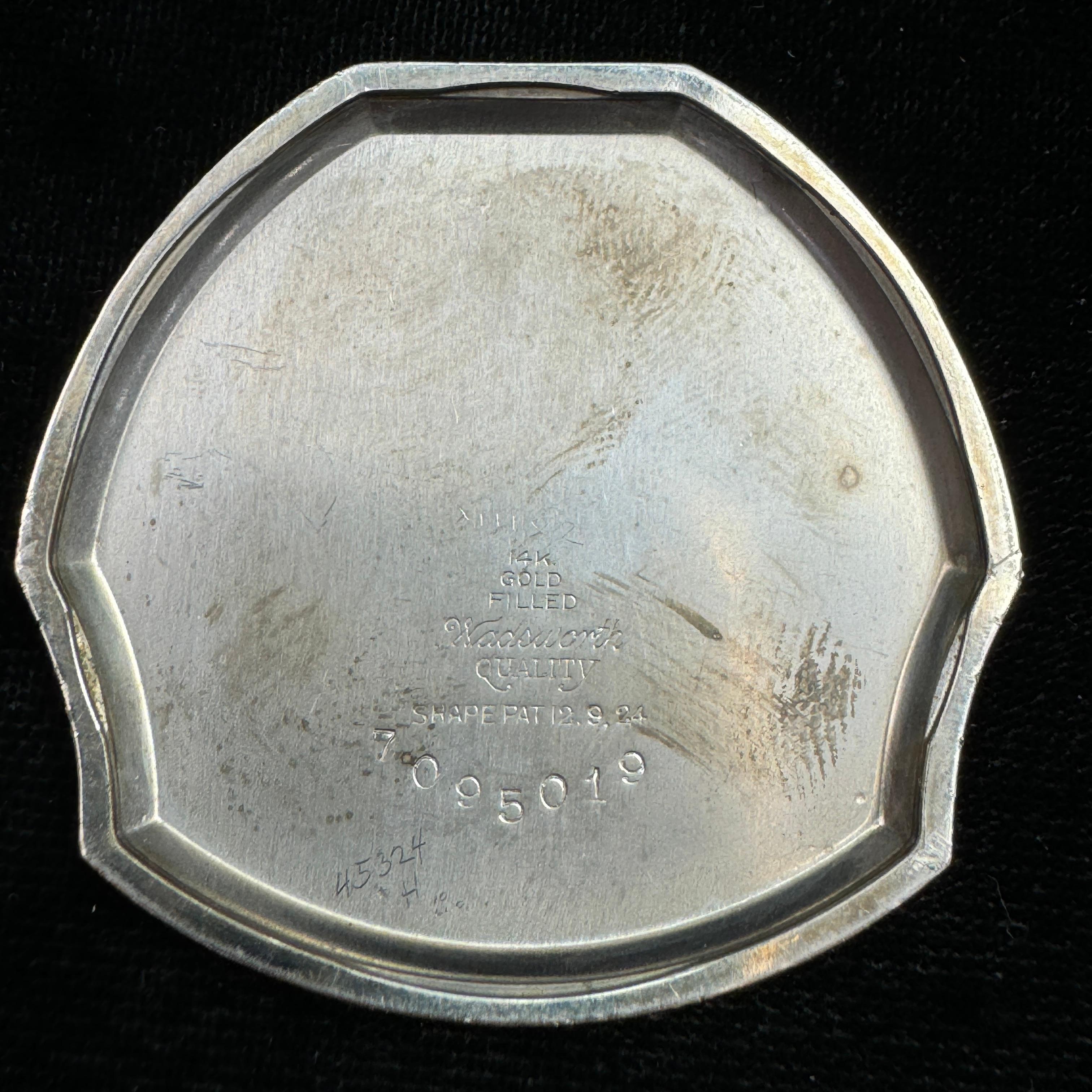 Circa 1926 15-jewel Elgin model 3 open face pocket watch