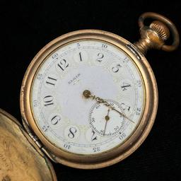 Circa 1897 17-jewel Elgin model 6 covered pocket watch