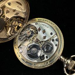 Circa 1940 17-jewel Swiss covered pocket watch