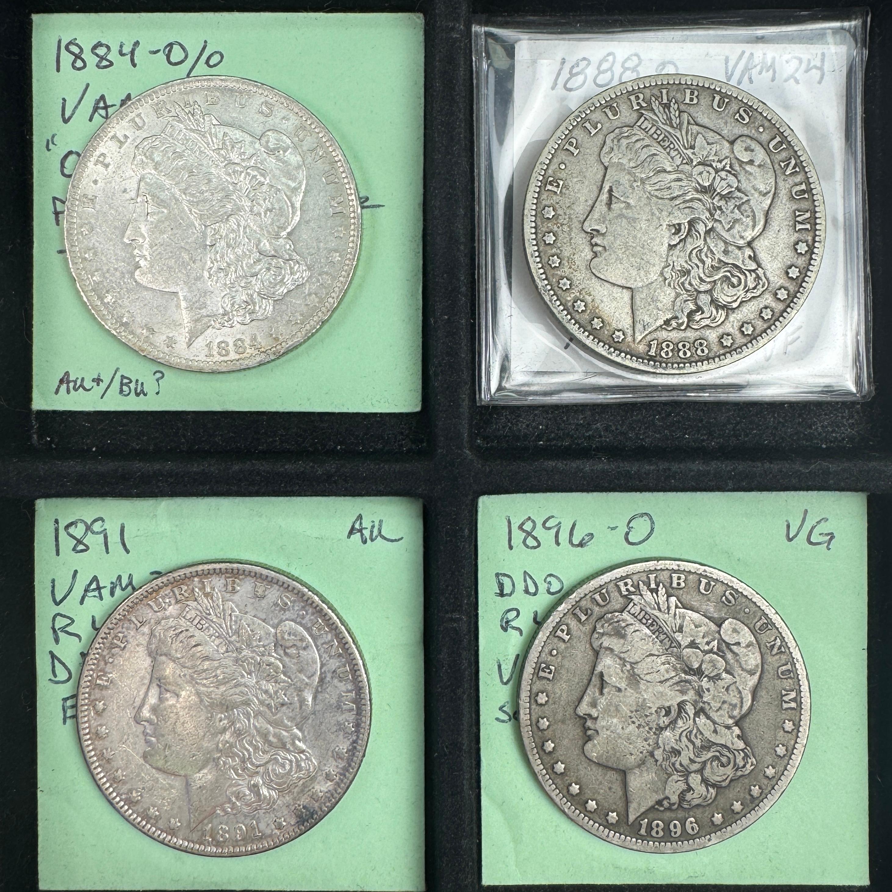 Lot of 15 VAM U.S. Morgan silver dollars