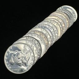 Roll of 20 proof 1960-1963 Franklin half dollars