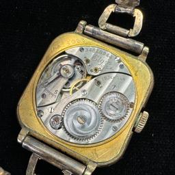 Circa 1934 15-jewel Elgin model 1 transitional wristwatch