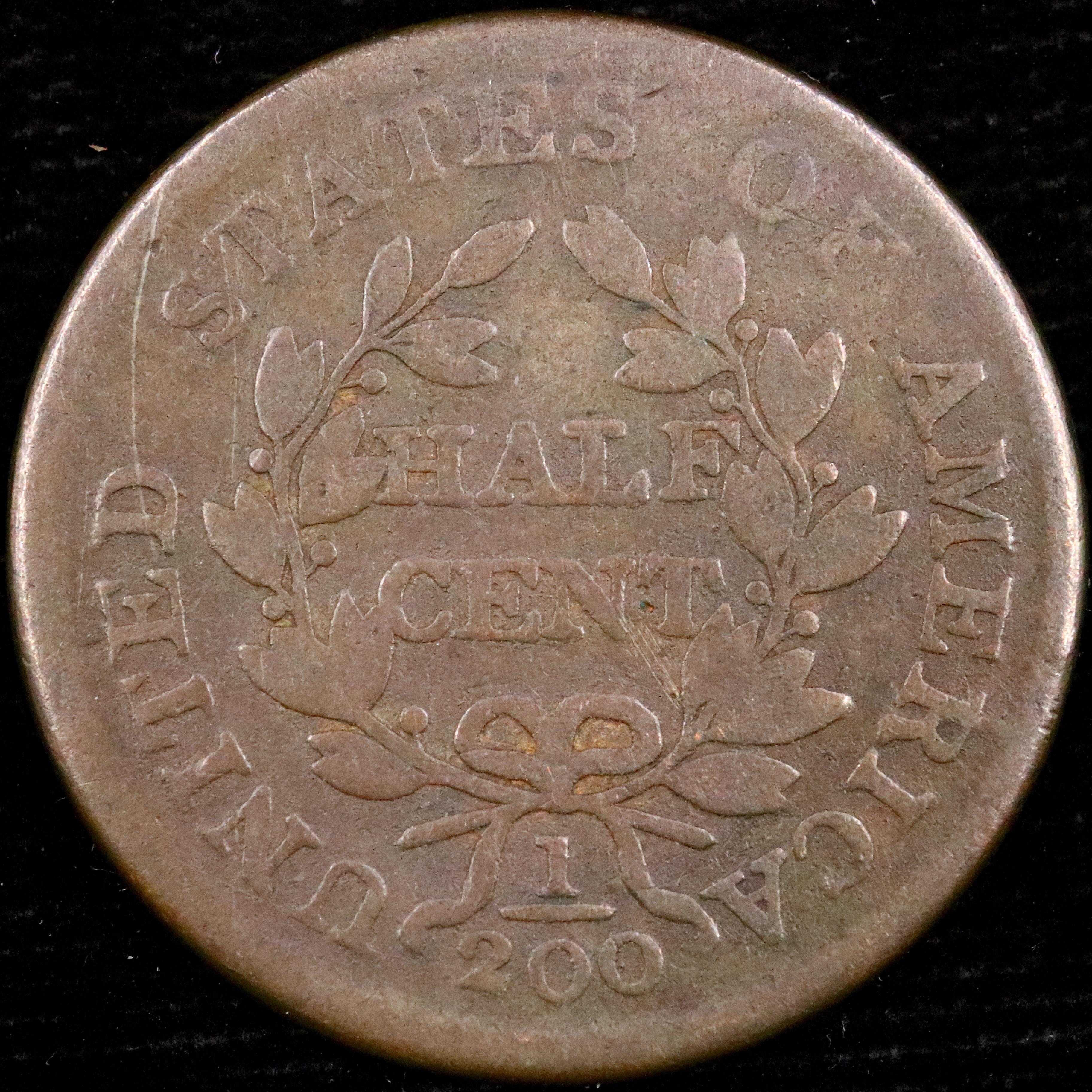 1804 U.S. draped bust half cent