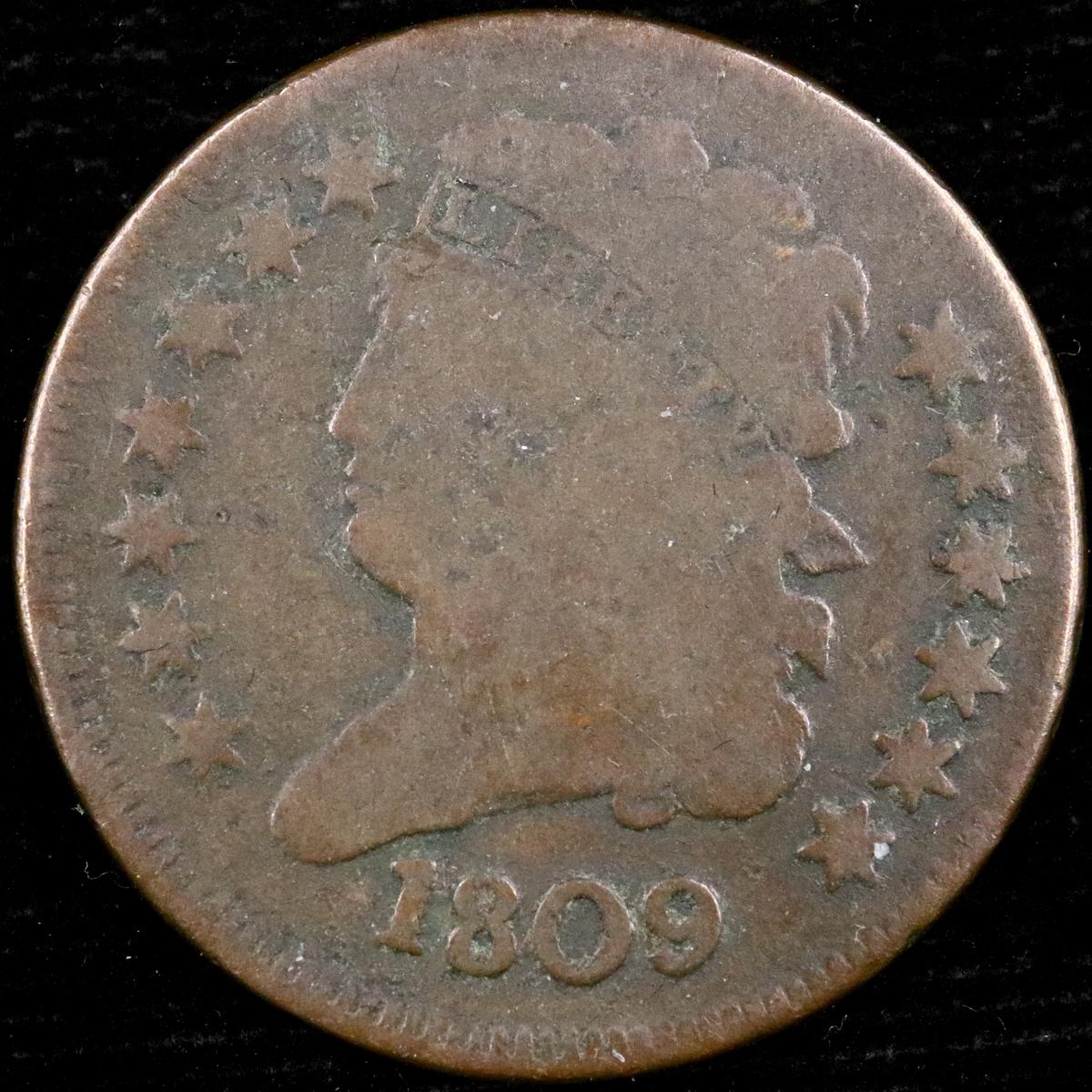 1809 U.S. classic half cent