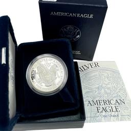 1994-P proof U.S. American Eagle silver dollar