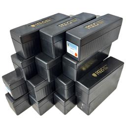 Lot of 14 used black PCGS plastic slab cases
