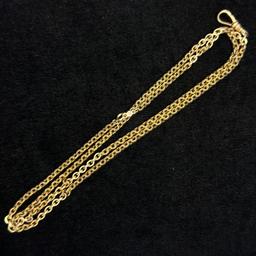 Vintage ACo 1/20 12K yellow gold-filled watch chain