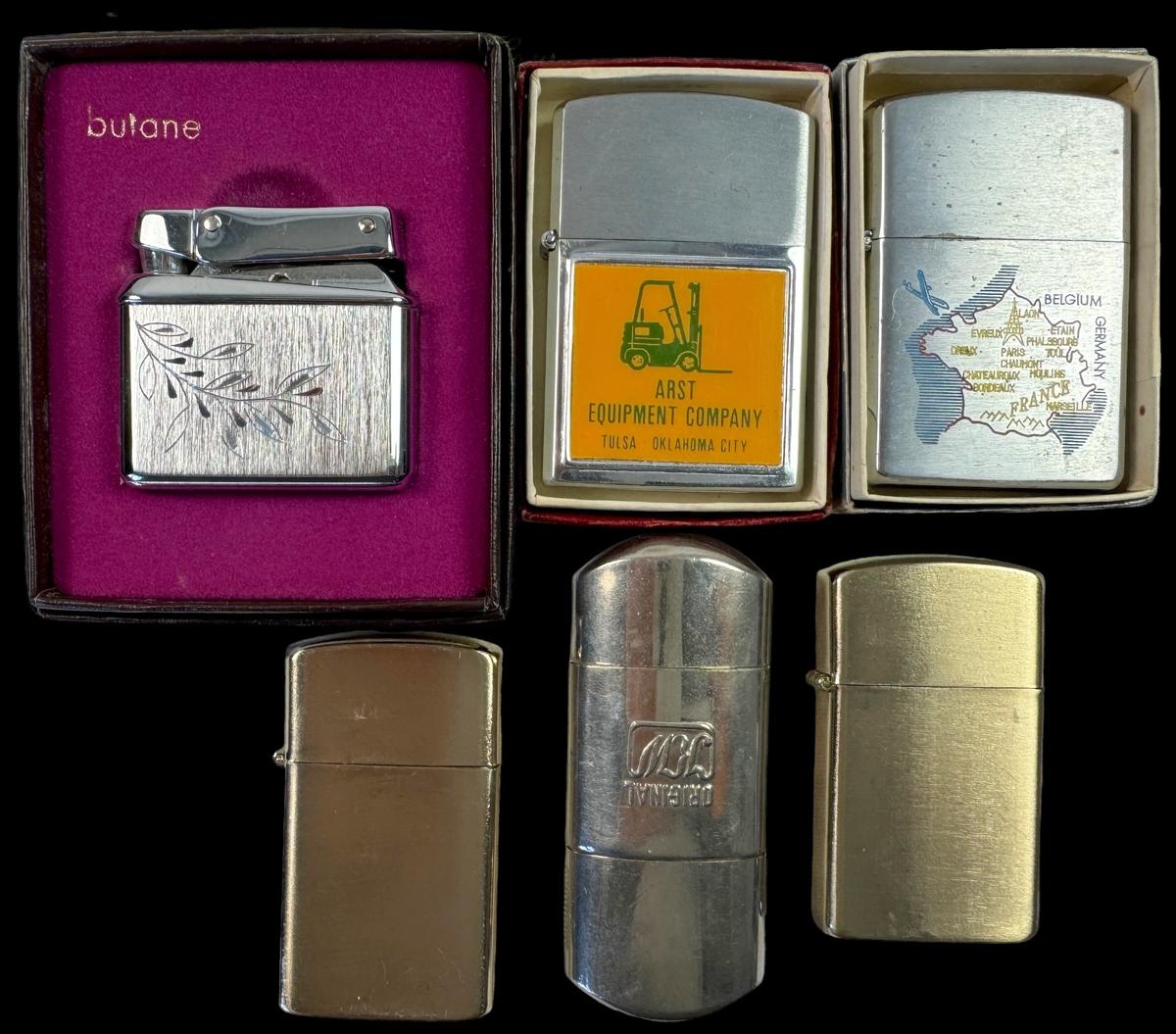 Lot of 6 estate lighters