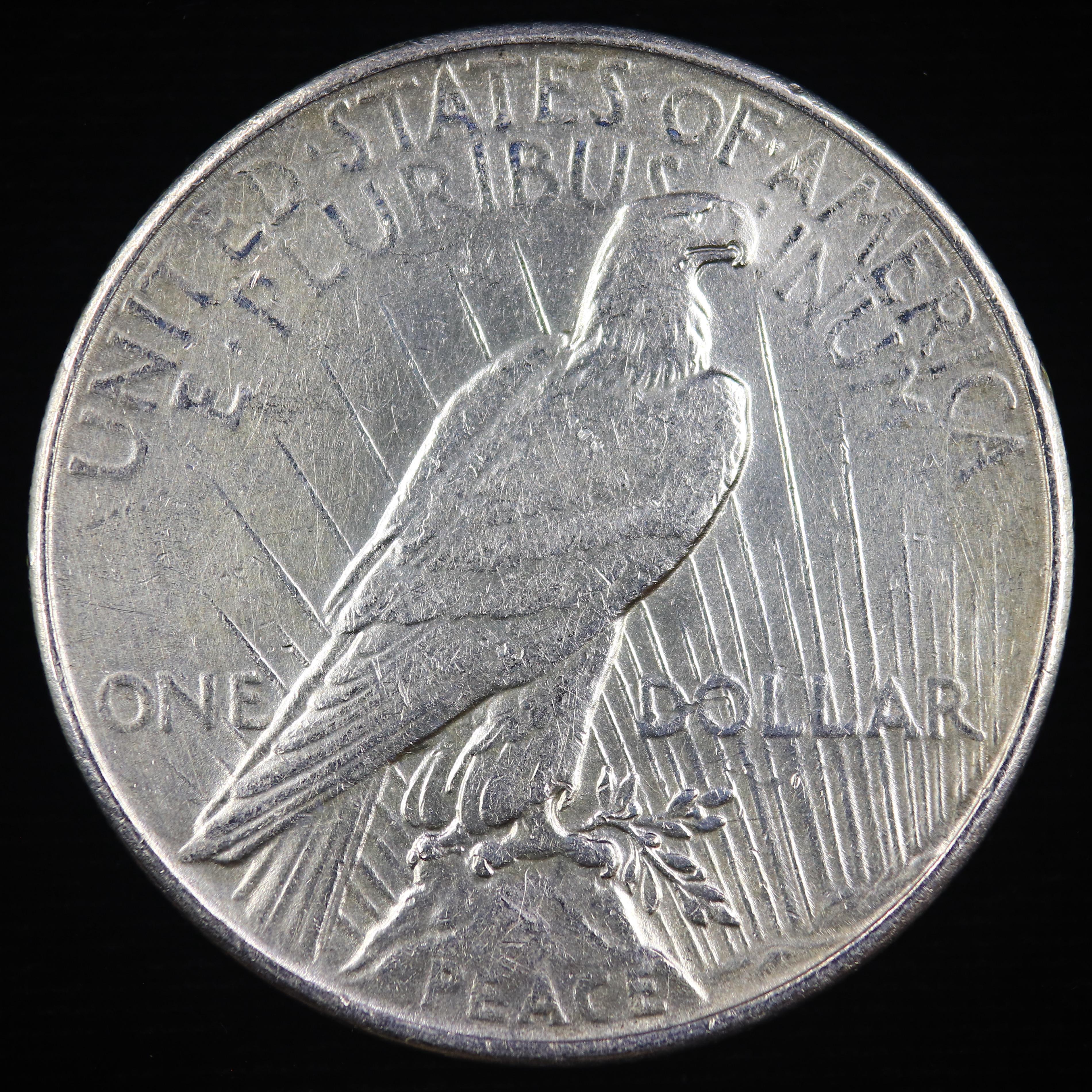 1935 U.S. peace silver dollar