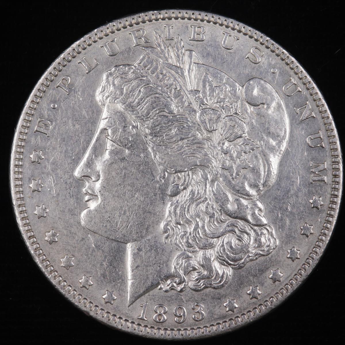 1893 U.S. Morgan silver dollar