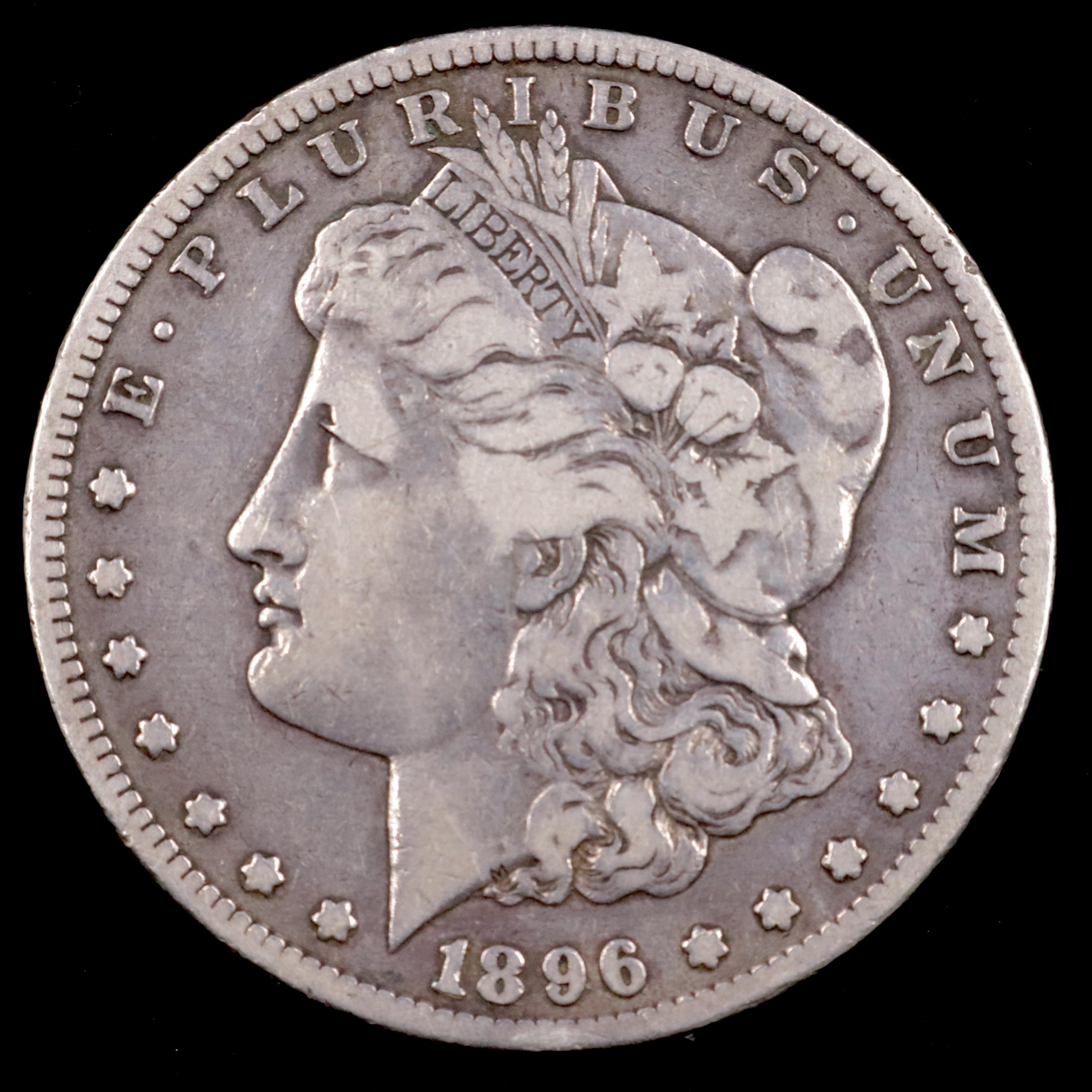 1896-S U.S. Morgan silver dollar