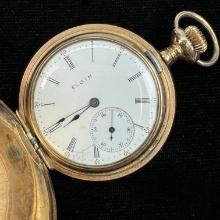 Circa 1905 15-jewel Elgin model 2 covered pocket watch