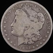1892-S U.S. Morgan silver dollar