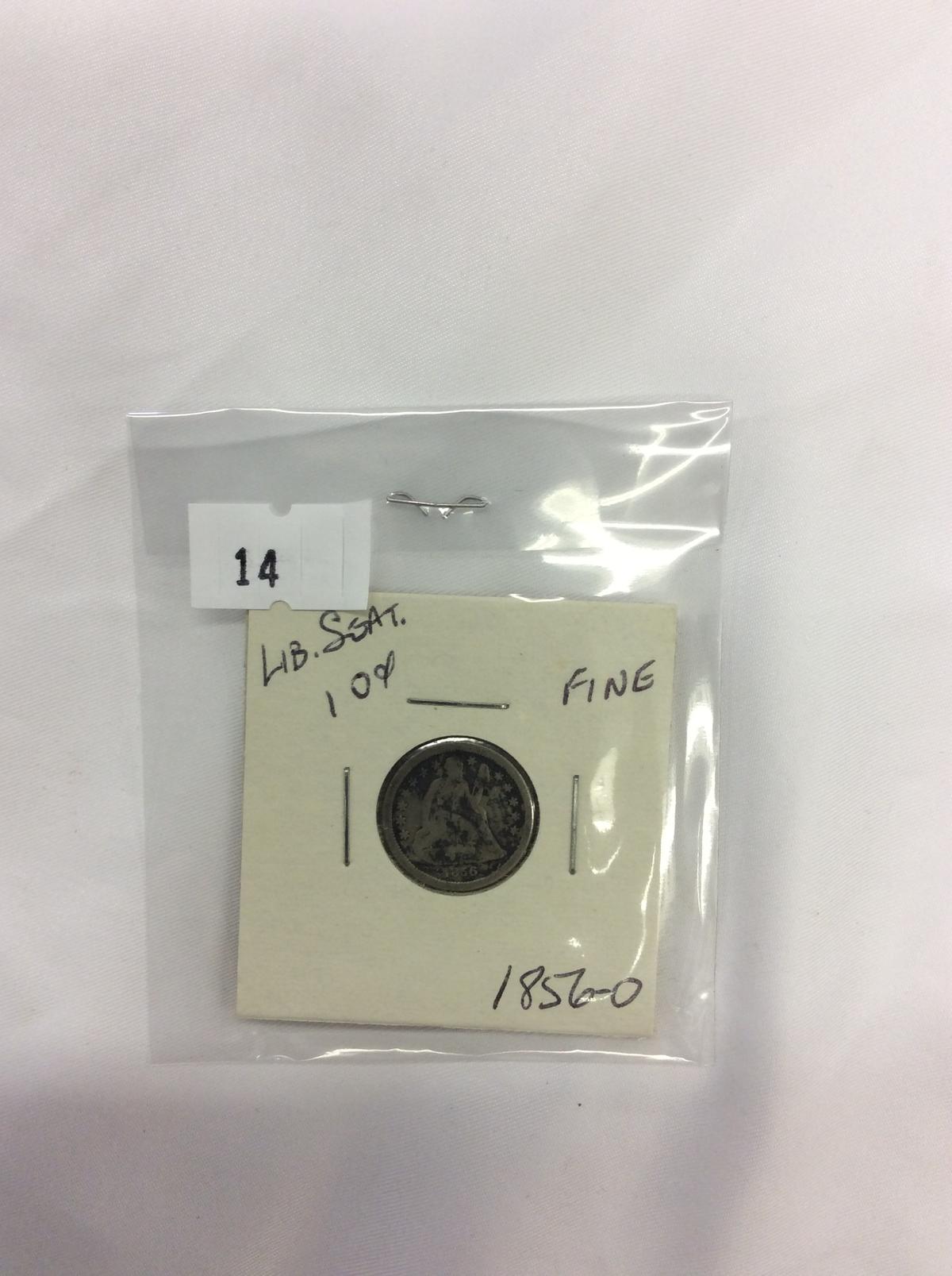 1856-O Seated Liberty Dime