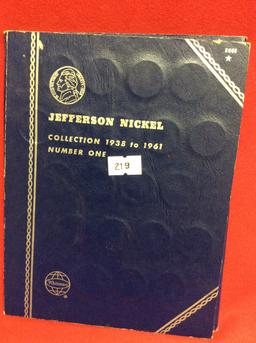 Complete Jefferson Nickel Set, 1938-1961-D, Key Dates38-D, 38-S, 39-D, 50-D