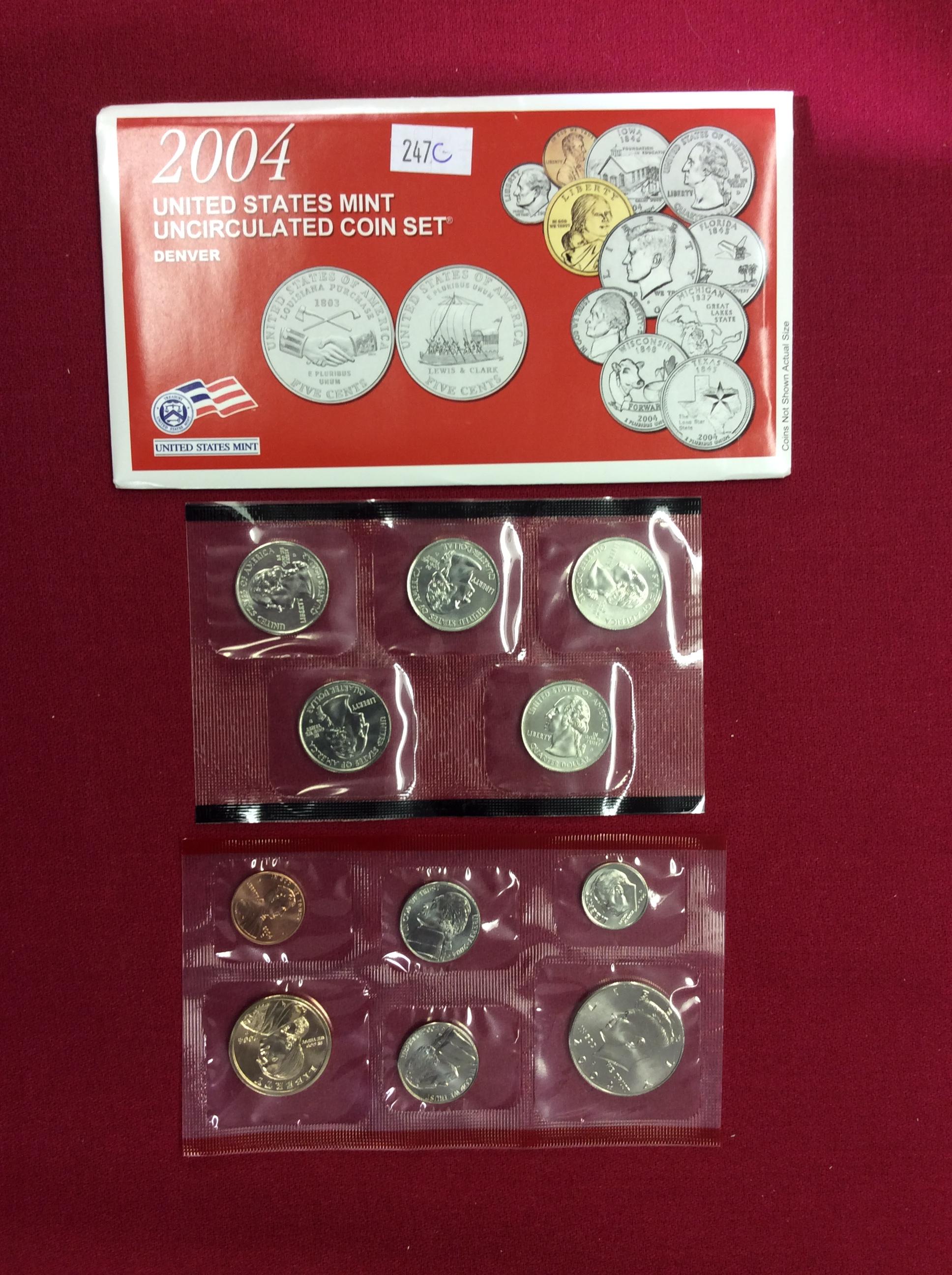 2004 United States Mint Uncirculated Coin Set