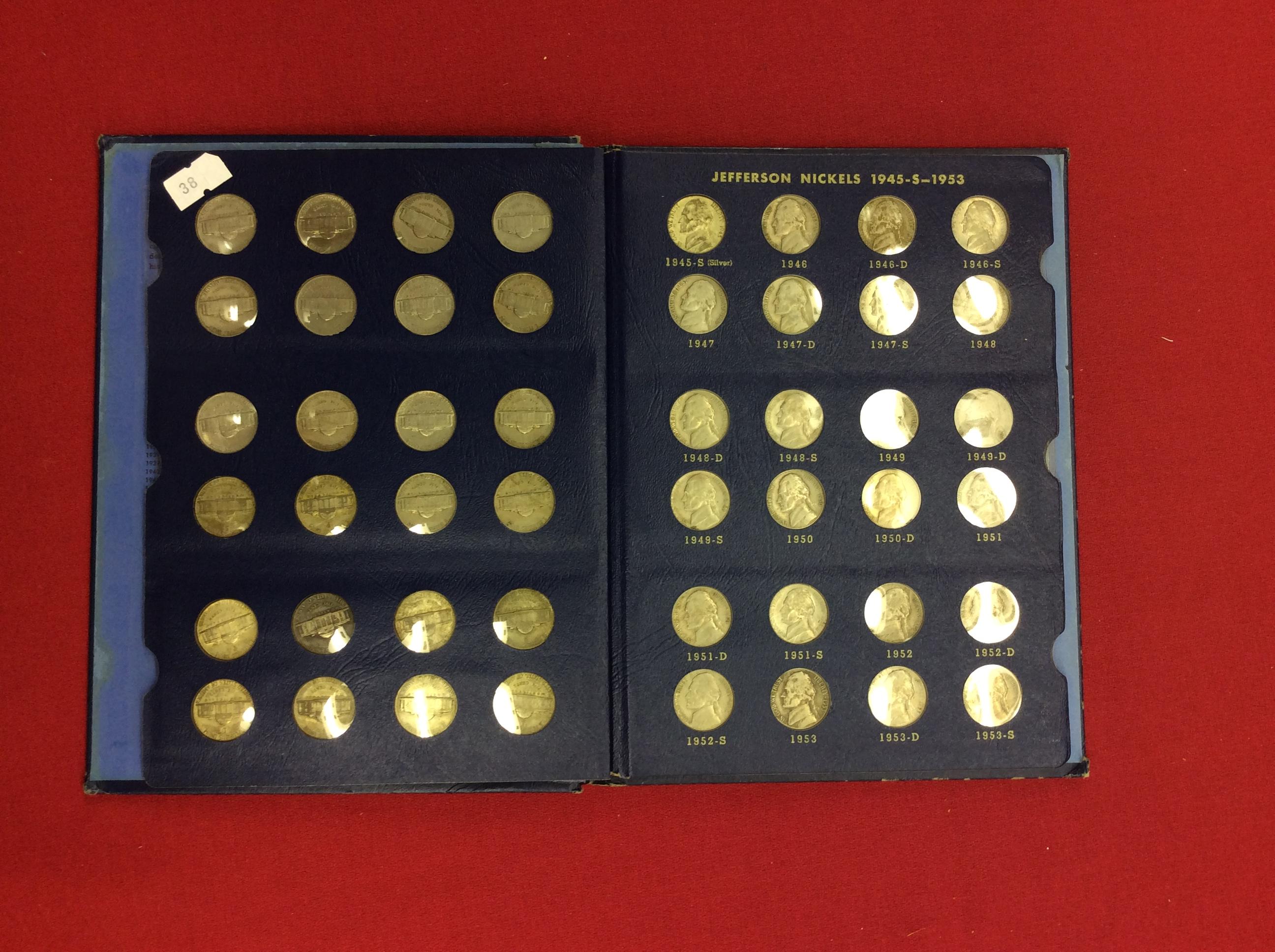 Complete Jefferson Nickel Set, 11 Silver War Nickel, Key Dates 38-D,38-S, 3