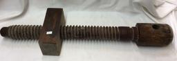 Antique Large Wood Screw Clamp