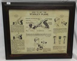 Stanley Framed Advertising Display